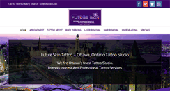 Desktop Screenshot of futureskin.com